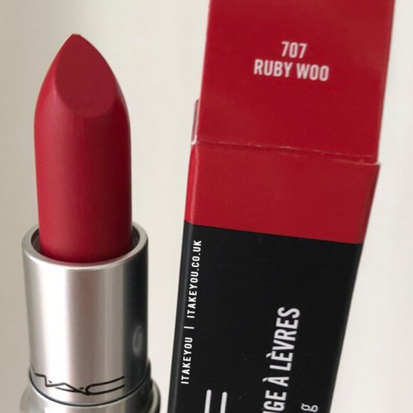 Lipstick by MAC Ruby Woo - Picture 1 of 2